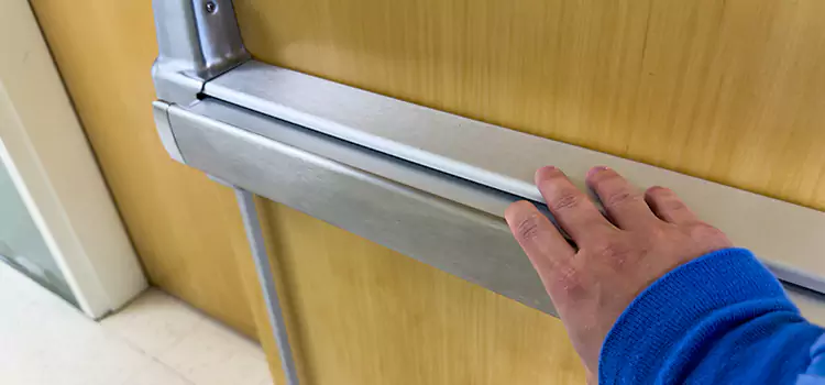 Installing a Push Bar on a Door Plainfield